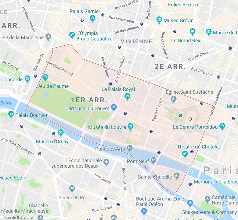 carte paris 1